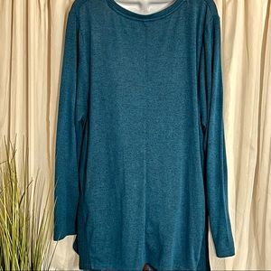 Lane Bryant Sweater V-neck, Swing, w/insets. Size 18/20